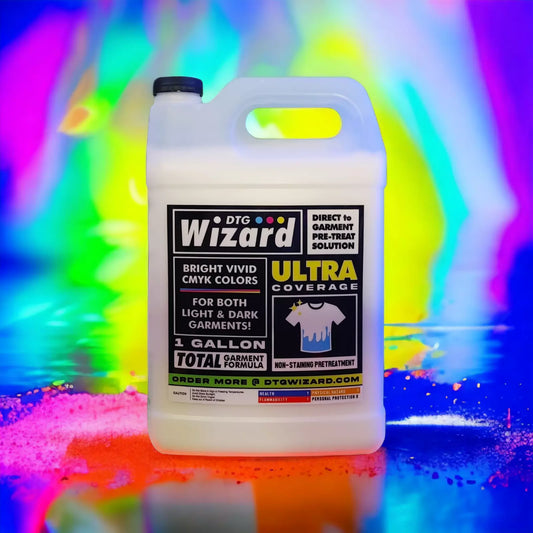 DTG Wizard Ultra Dark and Light Shirt Pretreatment