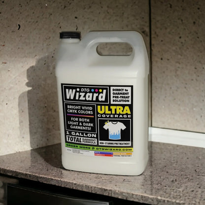 DTG Wizard Ultra Dark and Light Shirt Pretreatment